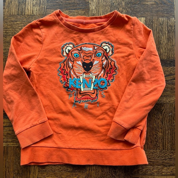Kenzo Boys Orange Longsleeve shirt - Picture 1 of 5